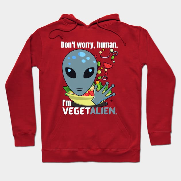 VegetAlien - Funny Alien Hoodie by SEIKA by FP